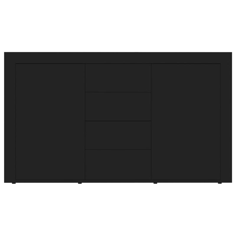 Sideboard Black 120x36x69 cm Chipboard