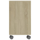 Side Table Sonoma Oak 70x35x55 cm Chipboard