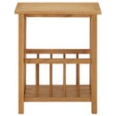 Magazine Table 45x35x55 cm Solid Oak Wood