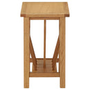 Magazine Table 45x27x42 cm Solid Oak Wood