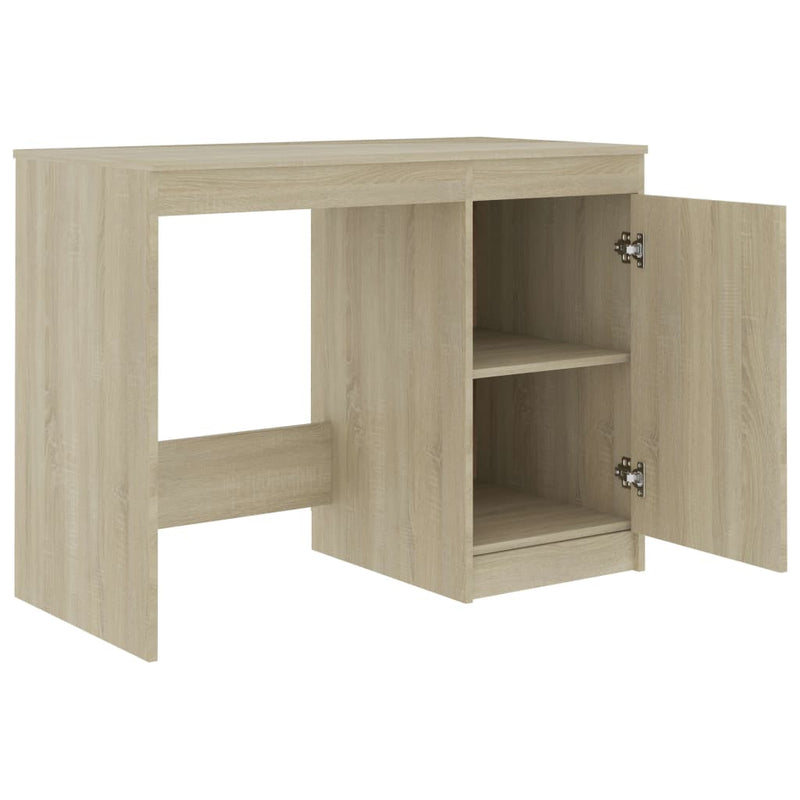 Desk Sonoma Oak 140x50x76 cm Chipboard