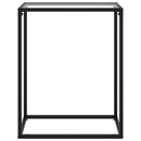 Console Table Transparent 60x35x75 cm Tempered Glass