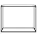 Console Table Transparent 100x35x75 cm Tempered Glass