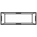 Console Table Transparent 100x35x75 cm Tempered Glass