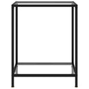 Console Table Transparent 60x35x75 cm Tempered Glass