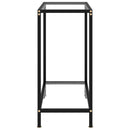 Console Table Transparent 60x35x75 cm Tempered Glass