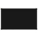 Console Table Black 60x35x75 cm Tempered Glass
