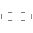 Console Table Transparent 120x35x75 cm Tempered Glass