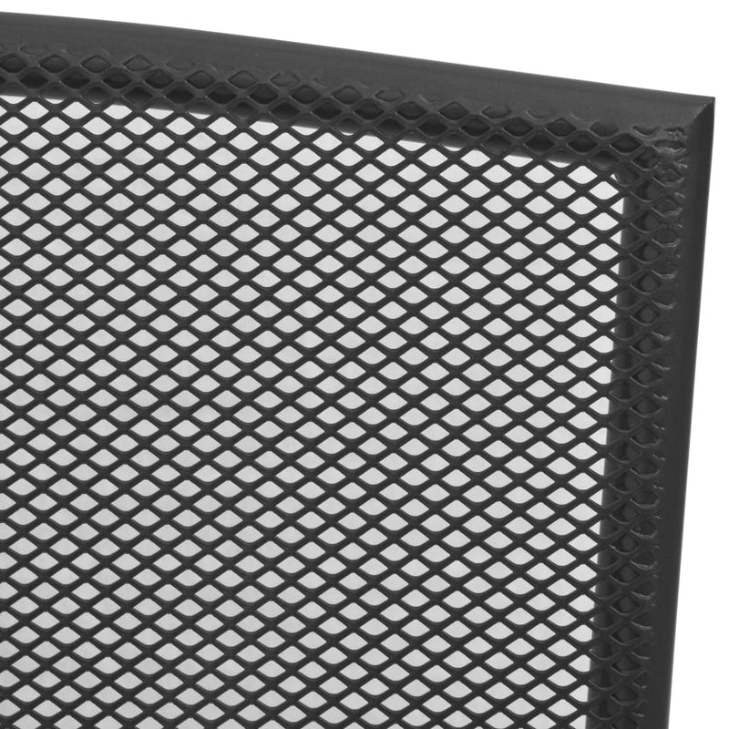 Outdoor Chairs 4 pcs Mesh Design Anthracite Steel