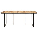 Dining Table 160 cm Rough Mango Wood
