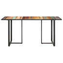 Dining Table 160 cm Solid Reclaimed Wood