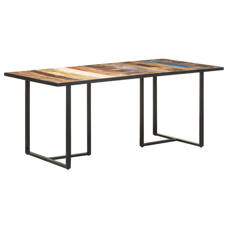 Dining Table 180 cm Solid Reclaimed Wood