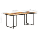 Dining Table 180 cm Solid Reclaimed Wood