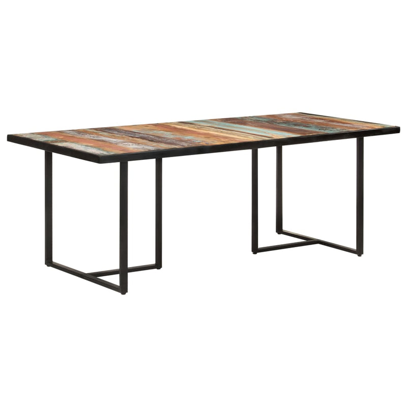 Dining Table 200 cm Solid Reclaimed Wood