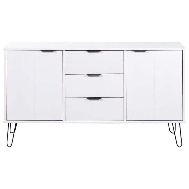 Sideboard New York Range White Solid Pine Wood