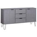 Sideboard New York Range Grey Solid Pine Wood