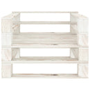 Garden Pallet Armchair Wood White
