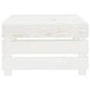 Garden Pallet Table White Wood