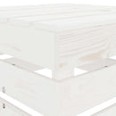 Garden Pallet Table White Wood