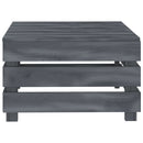 Garden Pallet Table Grey Wood