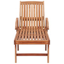 Sun Lounger Solid Teak Wood