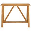 Garden Bar Table 140x70x104 cm Solid Acacia Wood