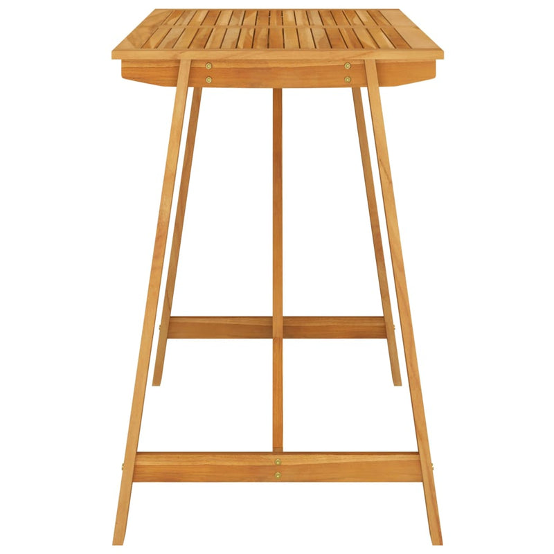 Garden Bar Table 140x70x104 cm Solid Acacia Wood