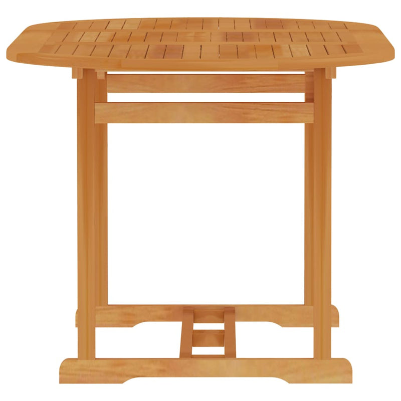 Garden Table 150x90x75 cm Solid Teak Wood