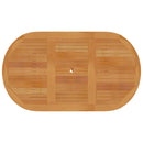 Garden Table 150x90x75 cm Solid Teak Wood