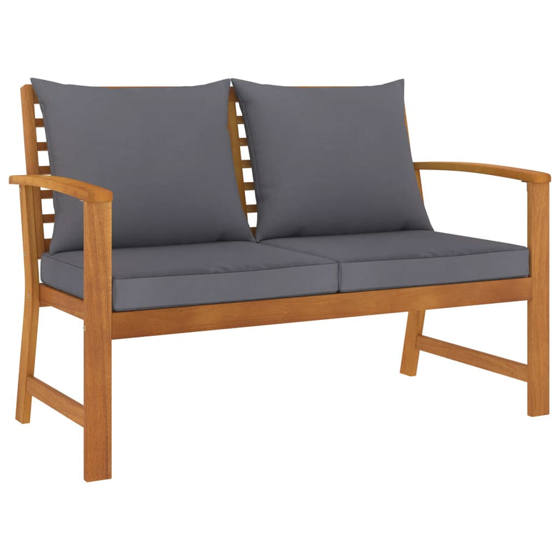 3 Piece Garden Lounge Set with Cushion Solid Acacia Wood