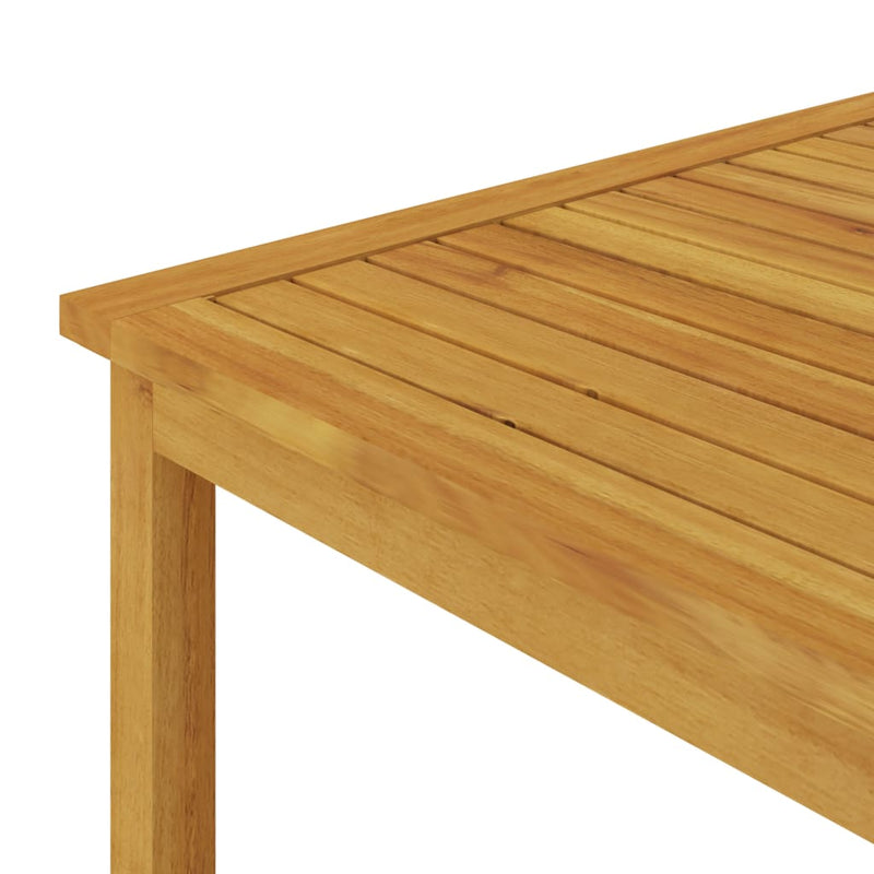 3-Seater Garden Sofa with Cushion Solid Acacia Wood