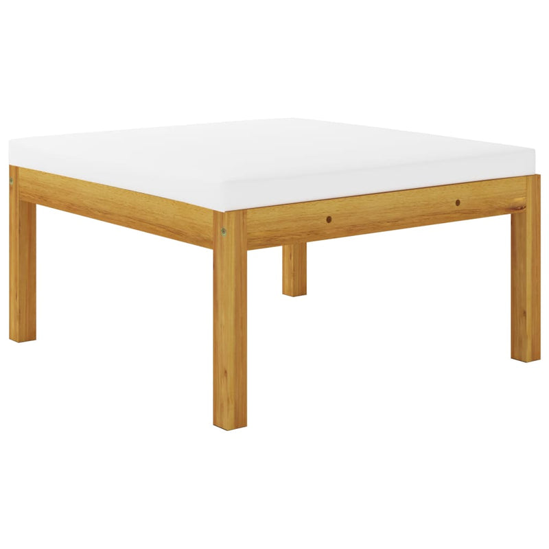 3 Piece Garden Lounge Set with Cushions Solid Acacia Wood