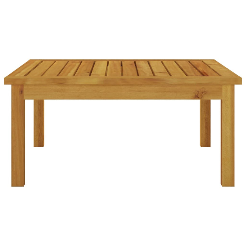 Garden Lounge Table 63x63x30 cm Solid Acacia Wood