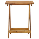Folding Garden Table 60x60x75 cm Solid Acacia Wood