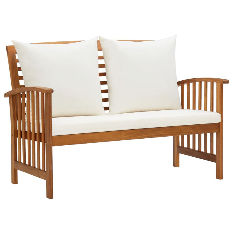 5 Piece Garden Lounge Set with Cushions Solid Acacia Wood (310257+310260+310263)