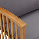 4 Piece Garden Lounge Set with Cushions Solid Acacia Wood (310258+310264)