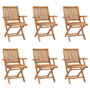 7 Piece Garden Dining Set Solid Teak Wood
