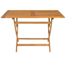 7 Piece Garden Dining Set Solid Teak Wood