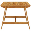 3 Piece Garden Dining Set Brown