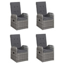 5 Piece Garden Dining Set Grey