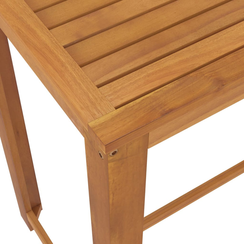 5 Piece Garden Bar Set with Cushions Brown