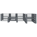 6 Piece Garden Pallet Lounge Set Wood Grey