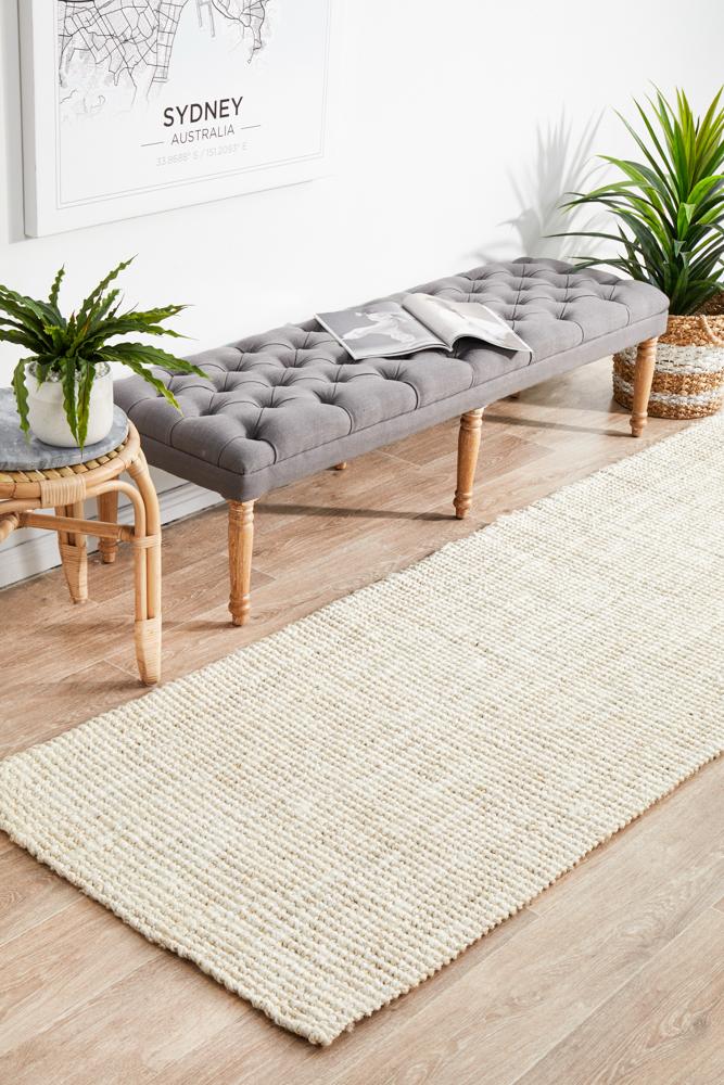 Vestibulum Runner Rug - Bleach.