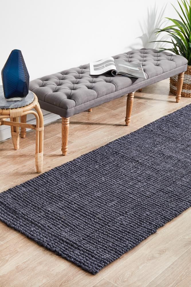 Vestibulum Runner Rug - Navy.