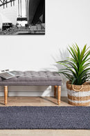 Vestibulum Runner Rug - Navy.