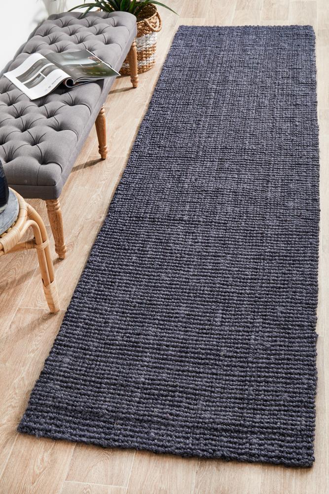Vestibulum Runner Rug - Navy.