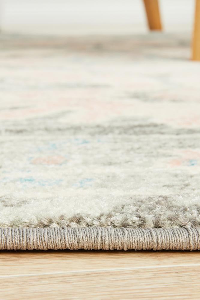 Boulevard Round Rug - Grey.