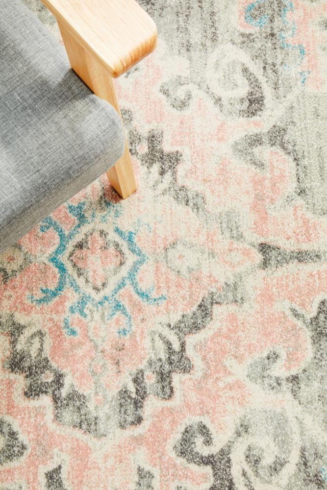 Boulevard Round Rug - Grey.