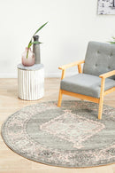 Boulevard Round Rug - Grey II.