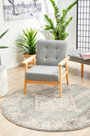 Boulevard Round Rug - Grey II.